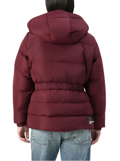 Piumino bordeaux in poliestere Karl Lagerfeld jeans | A3W150231ZM
